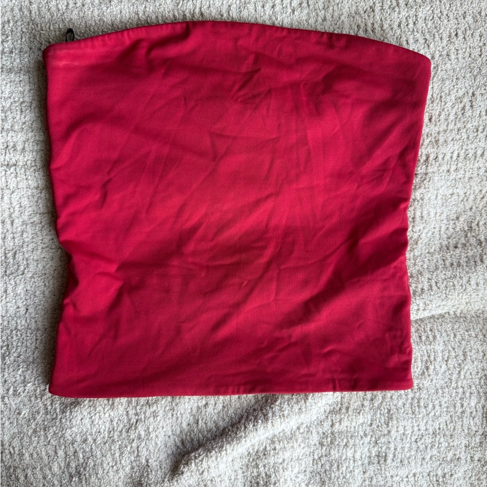 Babaton Vibrant Red Tube Top